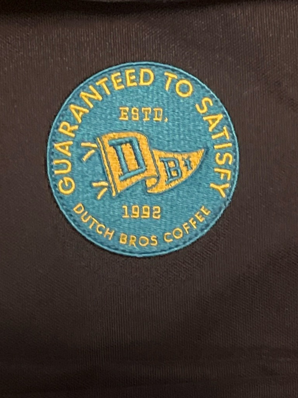 Dutch Bros Dark Blue Backpack with Front Patch - Picture 3 of 3